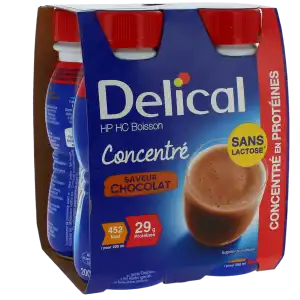 Delical Boiss Hphc Ct Nutrim Chocolat 4 Bouteilles De 200 Ml à Ottmarsheim