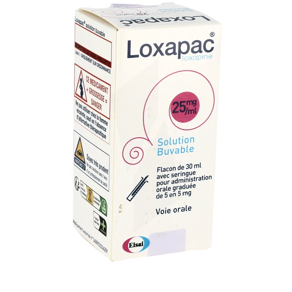 Loxapac 25 Mg, Comprimé Pelliculé