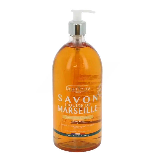 Beauterra - Savon De Marseille Liquide - Vanille/miel - 1l