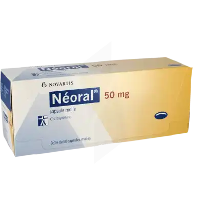 Neoral 50 Mg, Capsule Molle à CUISERY