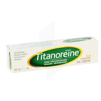 TITANOREINE A LA LIDOCAINE 2 POUR CENT, crème