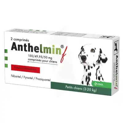 ANTHELMIN F 150/49, 95/50 MG COMPRIMES POUR CHIENS, Comprimé