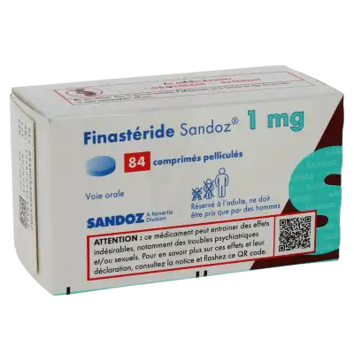FINASTERIDE SANDOZ 1 mg, comprimé pelliculé