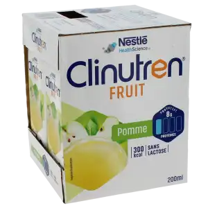 Clinutren Fruit Nutrim Pomme 4boîte De 200 Ml à VESOUL