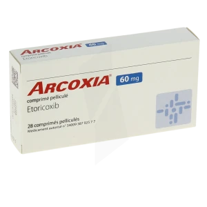 Arcoxia 60 Mg, Comprimé Pelliculé