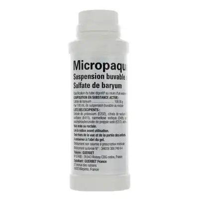 Micropaque, Suspension Buvable Ou Rectale à Mimizan