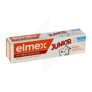 Elmex Anti-caries Professional Dentifrice Junior T/75ml à VOGÜÉ
