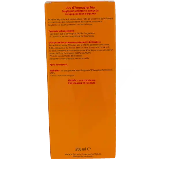 Weleda Argousier Bio Jus Fl/250ml
