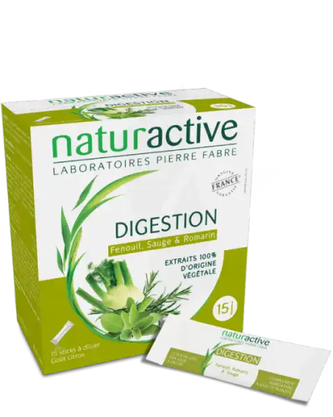 Naturactive Phytothérapie Fluides Solution Buvable Digestion 15 Sticks/10ml