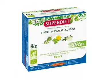 Superdiet Ma Détox Ciblée Pissenlit Bio Solution Buvable Rein 10 Ampoules/15ml à Paris