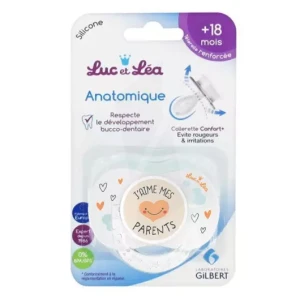 Luc Et Lea Sucette Anatomique Avec Anneau +18mois Jaime Parents