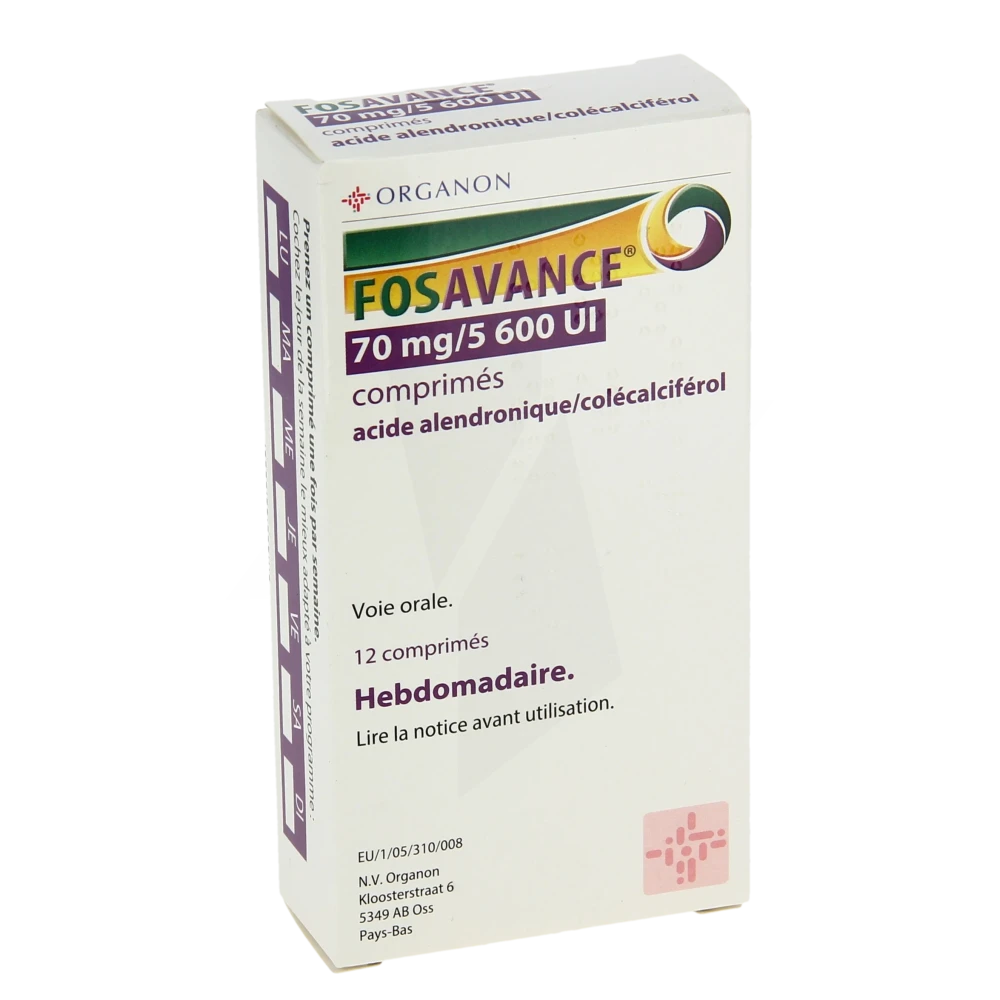 Fosavance 70 Mg/5600 Ui, Comprimé