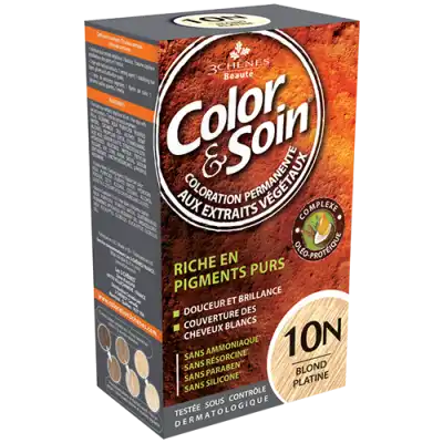 COLOR&SOIN Kit coloration permanente 10N blond platine