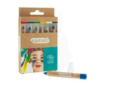 Kit 6 Crayons Arc-en-ciel (blanc/noir/jaune/vert/bleu/rouge) à BU