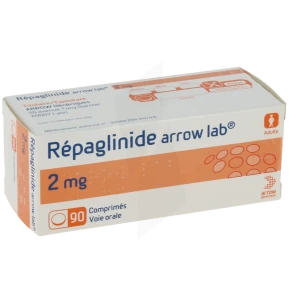Repaglinide Arrow Lab 2 Mg, Comprimé