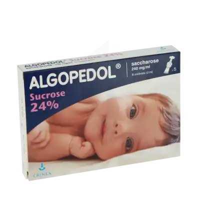 ALGOPEDOL SUCROSE 24 % Solution buvable usage pédiatrique 5 Unidoses/2ml