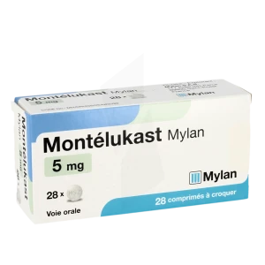 Montelukast Viatris 5 Mg, Comprimé à Croquer