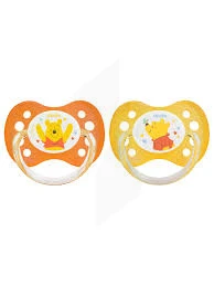 Dodie Disney Sucettes Silicone 0-6 Mois Winnie Duo
