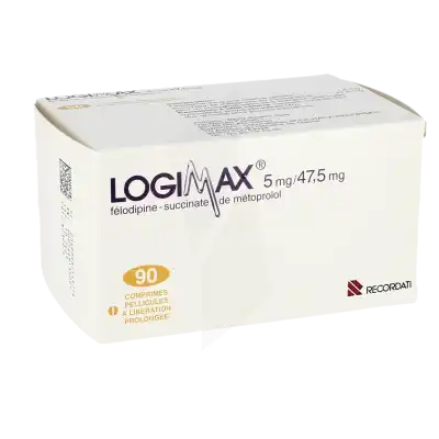 Logimax 5 Mg/47,5 Mg, Comprimé Pelliculé à Libération Prolongée à CHAMPAGNOLE