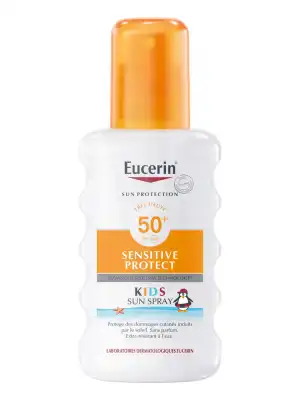Eucerin Sun Sensitive Protect Kids Spf50+ Spray Corps 200ml à CHAMBÉRY