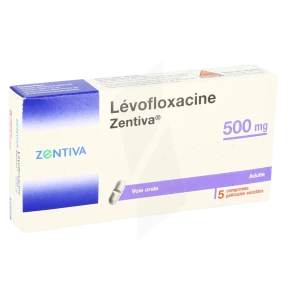 Levofloxacine Zentiva 500 Mg, Comprimé Pelliculé Sécable