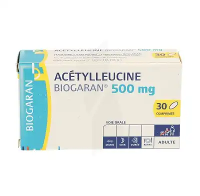 Acetylleucine Biogaran 500 Mg, Comprimé à LA TESTE DE BUCH