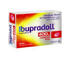 Ibupradoll 400 Mg Caps Molle Plq/10 à DURMENACH