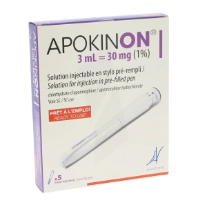 Apokinon 30 Mg/3 Ml (1 %), Solution Injectable En Stylo Pré-rempli