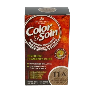 Color&soin Kit Coloration Permanente 11a Blond Sable Cendré