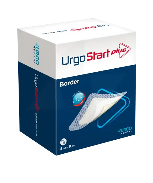 Urgostart Plus Border Pans Hydrocellulaire Adhésif 8x8cm E/16