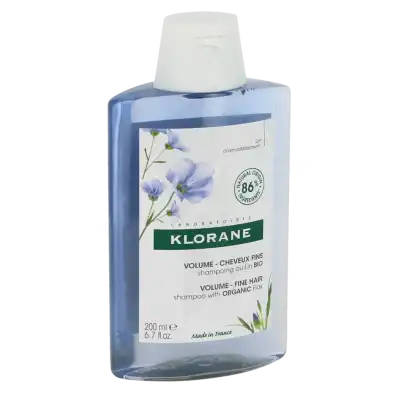 Klorane Capillaire Shampooing Lin Bio Fl/200ml à ST-ETIENNE-DE-TULMONT