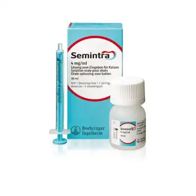 SEMINTRA 4 mg/ml Suspension buvable Chat Fl/30ml