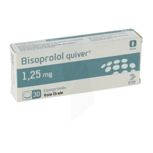 Bisoprolol Quiver 1,25 Mg, Comprimé