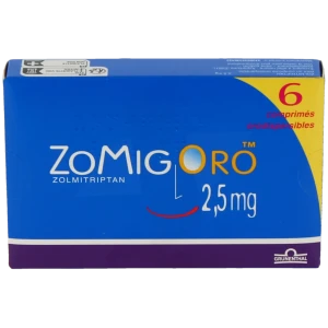 Zomigoro 2,5 Mg, Comprimé Orodispersible