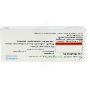 Minirinmelt 60 Microgrammes, Lyophilisat Oral