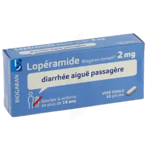 Loperamide Biogaran Conseil 2 Mg, Gélule à Paris