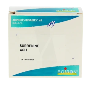 Boiron Surrenine 4ch Solution Buvable En Ampoules Boîte De 30 Ampoules