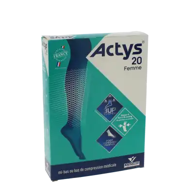 Actys 20 Femme Classe Ii Mi-bas Beige Clair Taille 2 Normal Pied Ouvert à Saint-Médard-en-Jalles