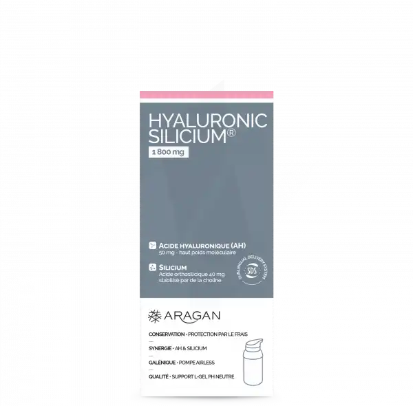 Aragan Hyaluronic Silicium 20 Jours Solution Buvable Au Silicium Actif