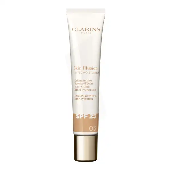 Clarins Skin Illusion Tinted Moisturizer Spf25 Crème Teintée Booster D'éclat 03 40ml