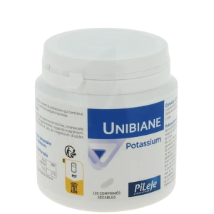 Pileje Unibiane Potassium 120 Comprimés