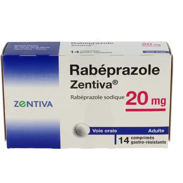 Rabeprazole Zentiva 20 Mg, Comprimé Gastro-résistant
