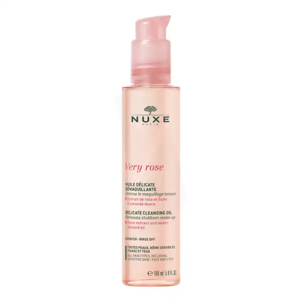 Nuxe Very Rose Huile Démaquillante Fl/200ml