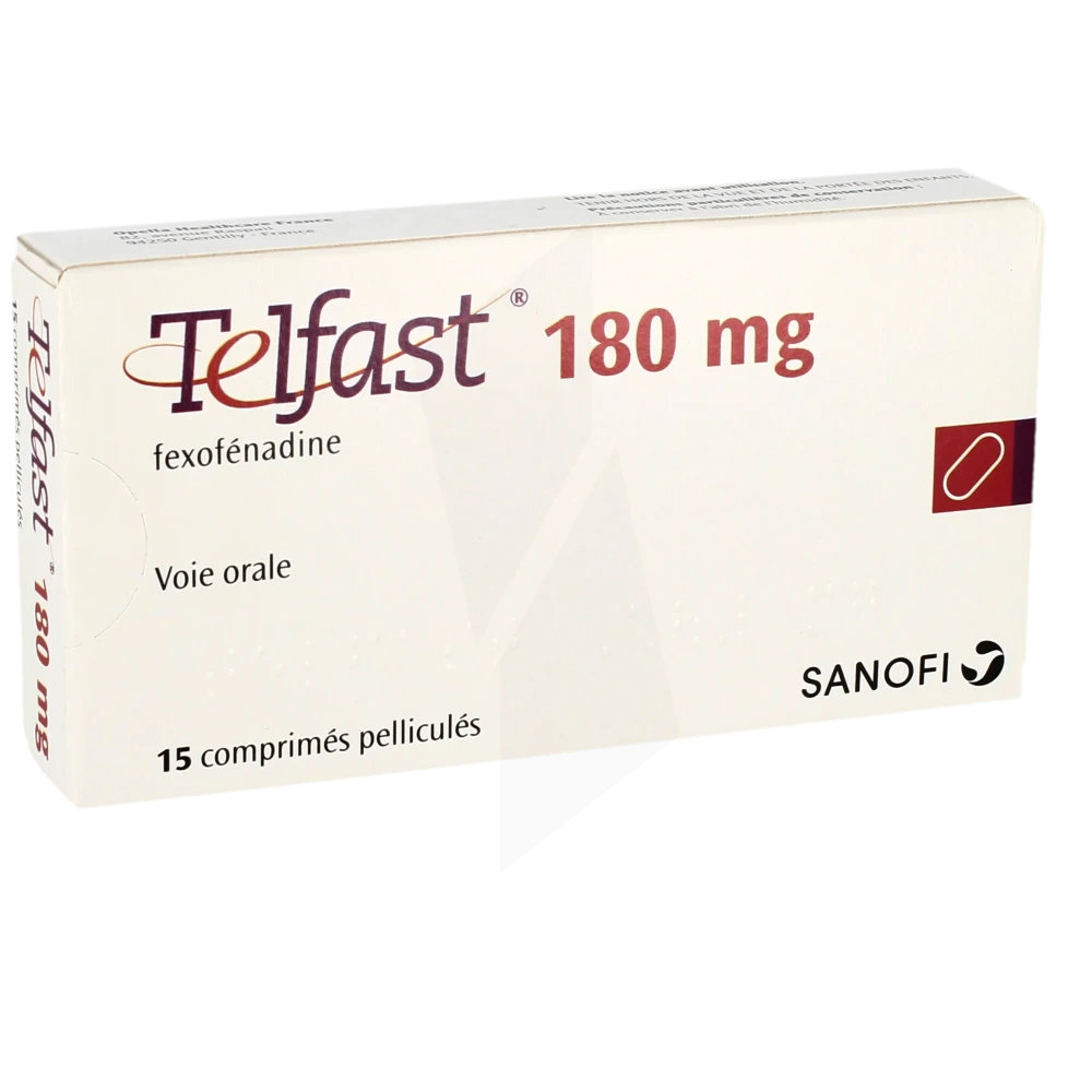 Telfast 180 Mg, Comprimé Pelliculé