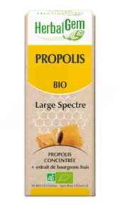 Herbalgem Propolis Large Spectre Solution Buvable Bio Fl Cpte-gttes/15ml