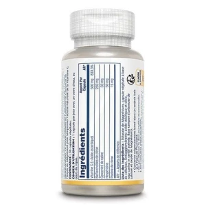 Solaray Super Bio C Tamponnée 500mg Capsules Végétales B/100