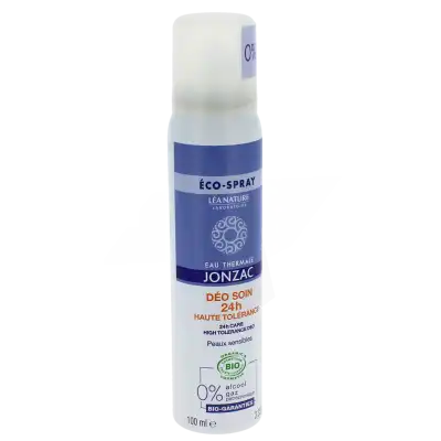 Eau Thermale Jonzac Déodorant Soin 24h Haute Tolérance Spray/100ml à BIGANOS