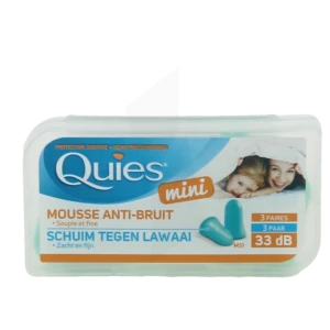 Quies Protection Auditive Mousse Vert Mini B/6