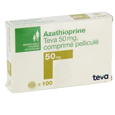 Azathioprine Teva 50 Mg, Comprimé Pelliculé à Eysines