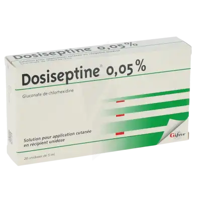 Dosiseptine 0,05 Pour Cent, Solution Pour Application Cutanée En Récipient Unidose à Fontenay-sous-Bois